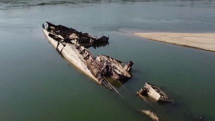 Sécheresse : des navires de guerre nazis refont surface dans le Danube