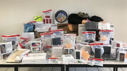 Les gendarmes ont saisi près de 100 000 euros de marchandises. (Gendarmerie nationale)