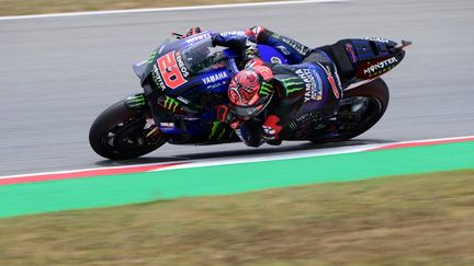 Le Français Fabio Quartararo au GP de Catalogne, samedi 5 juin. (LLUIS GENE / AFP)