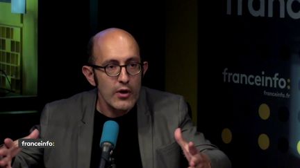 Frédéric Farah,&nbsp;économiste, chercheur et enseignant à l’université Panthéon-Sorbonne, invité des Informés de franceinfo. (RADIO FRANCE)