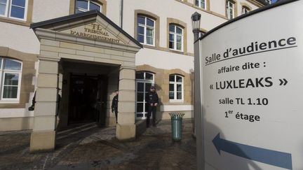Ouverture du procès des lanceurs d'alerte de l'affaire Luxleaks au palais de justice de Luxembourg, mardi 26 avril 2016. (MAXPPP)