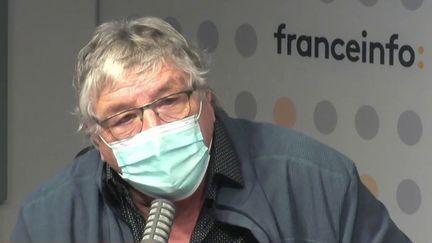 Marc Bastide, secrétaire générale de l’UCR-CGT, l’une des neuf organisations syndicales de retraités, sur franceinfo le 2 décembre 2021. (FRANCEINFO / RADIO FRANCE)