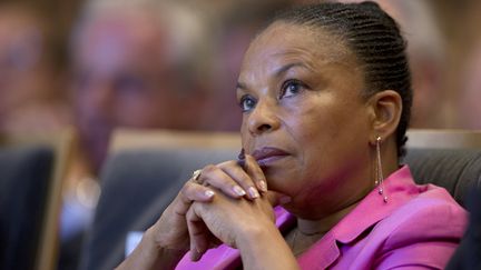 La garde des Sceaux, Christiane Taubira, assiste &agrave; une assembl&eacute;e g&eacute;n&eacute;rale du Conseil national du barreau, &agrave; Paris, le 4 octobre 2013. (JOEL SAGET / AFP)