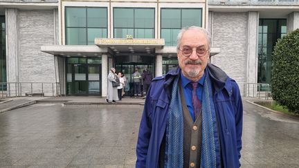 Le docteur Vedat Bulut, secrétaire général de l'Association des médecins turcs, le 6 janvier 2023. (MARIE-PIERRE VEROT / RADIO FRANCE)