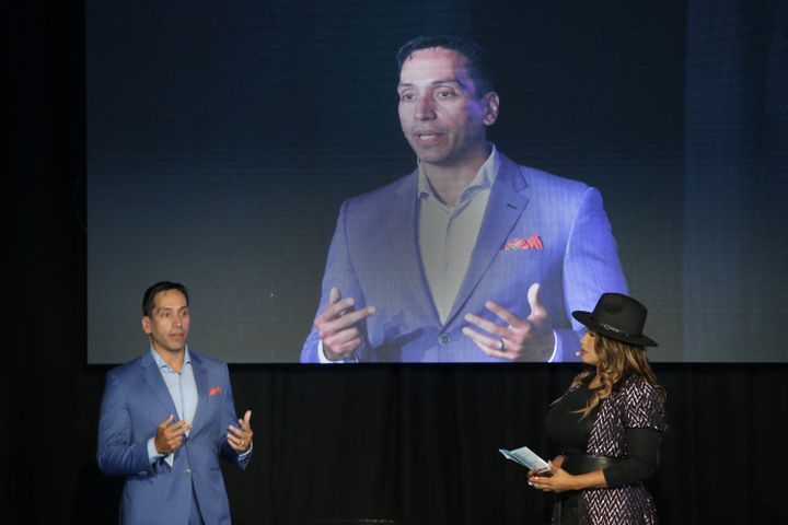 Jose Feliciano, cofondateur de la société de capital Clearlake, en octobre 2019 à Los Angeles. (GREG DOHERTY / GETTY IMAGES NORTH AMERICA / AFP)