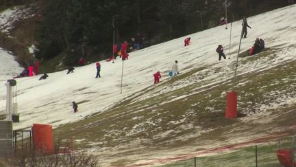 Vosges : un hiver sans neige en haut des pistes (FRANCE 3)