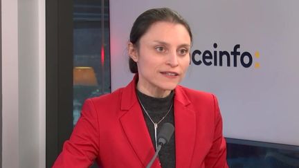 Alice Chougnet, co-fondatrice et présidente de Géosophy, le 8 février 2022. (FRANCEINFO / RADIO FRANCE)