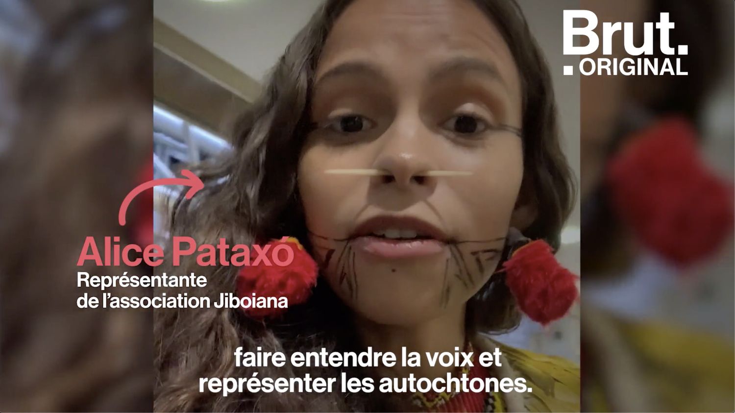 “We need climate justice,” says Alice Pataxó, indigenous climate activist