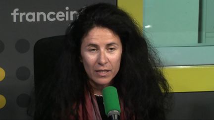 Catherine Michaud, présidente de l'agence de marketing INTEGER (TBWA) et porte-parole de l'association des agences-conseils en communication (AACC). (RADIO FRANCE / CAPTURE D'ÉCRAN)