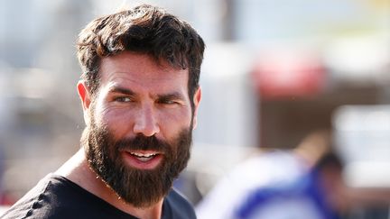 Le joueur de poker Dan Bilzerian, le 24 avril 2015, lors d'une compétition de Nascar, à Richmond (Etats-Unis). (KEVIN C. COX / GETTY IMAGES NORTH AMERICA / AFP)