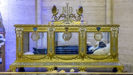 Bernadette Soubirous&nbsp;repose à Nevers(Nièvre).&nbsp; (GUY CHRISTIAN / HEMIS.FR / AFP)