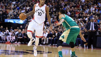 DeMar DeRozan a marqué 25 points cette nuit. (VAUGHN RIDLEY / GETTY IMAGES NORTH AMERICA)