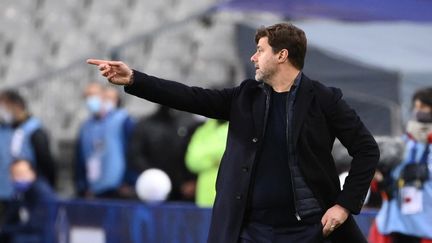 Mauricio Pochettino a prolongé son contrat d'entraîneur avec le PSG jusqu'au 30 juin 2023. (FRANCK FIFE / AFP)