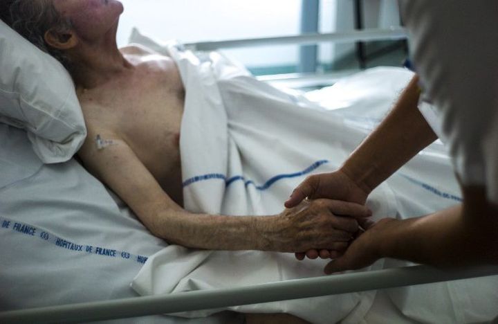 Unité de soins palliatifs à l'hôpital d'Argenteuil, en juillet 2013. (Fred Dufour / AFP)