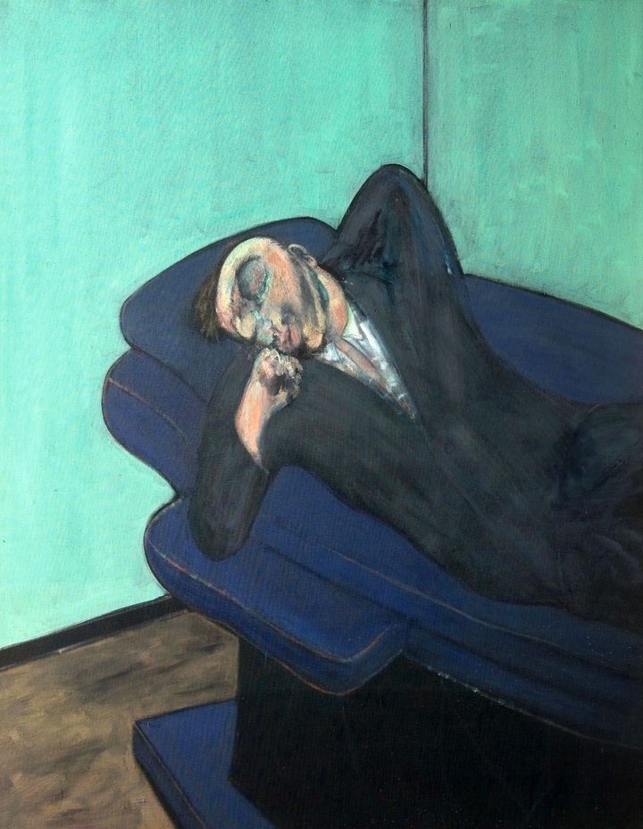 Francis Bacon, "Lying Figure", 1958, Kunstmuseum Bochum, Germany
 (The Estate of Francis Bacon All rights reserverd, DACS 2016. Photo Hugo Maertens)