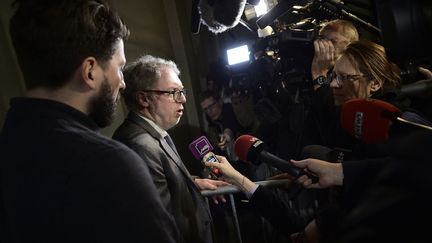 Philippe Duperron,&nbsp;président de l'association 13onze15 Fraternité et vérité, le 5 février 2018, au palais de justice de Paris. (YORICK JANSENS / BELGA)