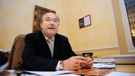 Le maire d'Orange, Jacques Bompard (15 janvier 2008) (AFP - BORIS HORVAT)