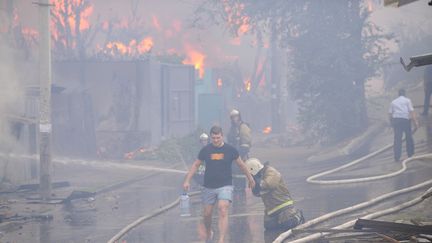 Des quartiers entiers ont brûlé à Rostov-sur-le-Don