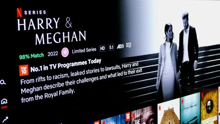 Le documentaire "Harry & Meghan", diffusé sur la plateforme Netflix, 18 décembre 2022 (GEOFFREY SWAINE / AVALON / MAXPPP)