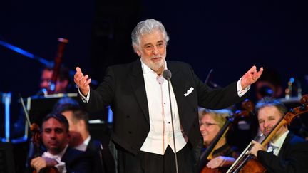 Placido Domingo avait annoncé avoir été testé positif au coronavirus. (ATTILA KISBENEDEK / AFP)