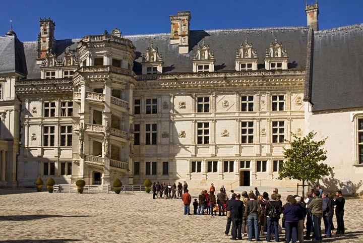 L'aile François Ier du château de Blois et son célèbre escalier
 (Angot / Sipa)