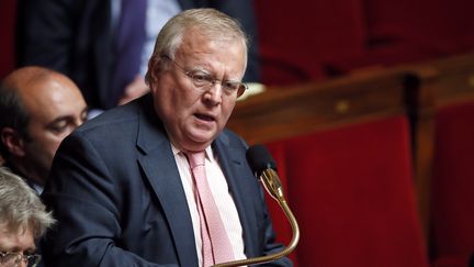 Le d&eacute;put&eacute; UMP Jacques Myard &agrave; l'Assembl&eacute;e nationale, le 15 mai 2013. (PATRICK KOVARIK / AFP)