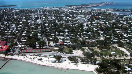 Vue aérienne de la station balnéaire de Key West, en Floride(Etats-Unis). (Wiki commons)