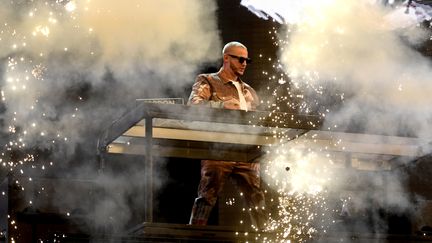 DJ Snake se produit sur la scène du festival Coachella en Californie (Etats-Unis), le 19 avril 2019. (FRAZER HARRISON / GETTY IMAGES)