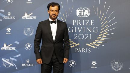 Mohammed Ben Sulayem a été élu à la tête de la Fédération internationale de l'automobile, le 17 décembre 2021. Il succède au Français Jean Todt. (FREDERIC LE FLOCH / AFP)