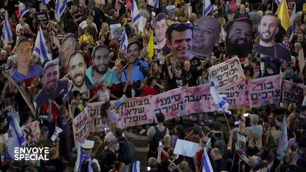 Envoyé spécial. "Ramène tout le monde et va-t'en !" : à Tel-Aviv, la colère gronde contre Netanyahou (ENVOYE SPECIAL / FRANCE 2)