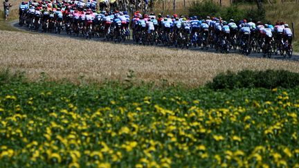 Etape du Tour de France entre Reims et Epernay (Marne) , le 9 septembre 2019. (ANNE-CHRISTINE POUJOULAT / AFP)