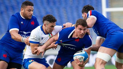 Le toulousain Antoine Dupont fait partie des joueurs les plus expérimentés parmi les 42 sélectionnés. (LORENZO DI COLA / NURPHOTO)