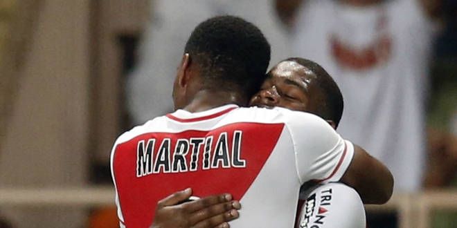 Anthony Martial, l'attaquant de l'AS Monaco.