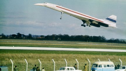 Un Concorde décolle de l'aéroport de Toulouse-Blagnac (Haute-Garonne), le 2 mars 1969. (AFP)