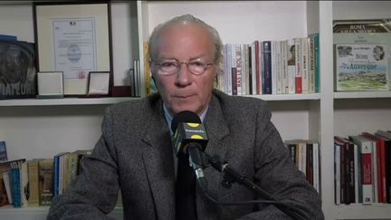 Brice Hortefeux, député européen Les Républicains, vice-président de la région Auvergne-Rhône-Alpes et ancien ministre de l'Intérieur, était l'invité du "8h30 franceinfo" dimanche 15 novembre 2020. (FRANCEINFO / RADIOFRANCE)