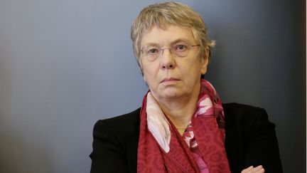 &nbsp; (Mireille Imbert-Quaretta, présidente de la commission de protection des droits de la Hadopi, a présenté mercredi les chiffres de l'institution. © MaxPPP /Vincent Isore)