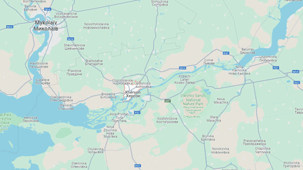 The city of Kherson in southern Ukraine.  (GOOGLE MAPS)