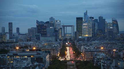 Le quartier d'affaires de La Défense, le 15 septembre 2015. (LUDOVIC MARIN / AFP)