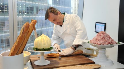 Le chef cuisinier français Daniel Boulud à New York, le 11 avril 2016 (CRAIG BARRITT / GETTY IMAGES NORTH AMERICA / AFP)