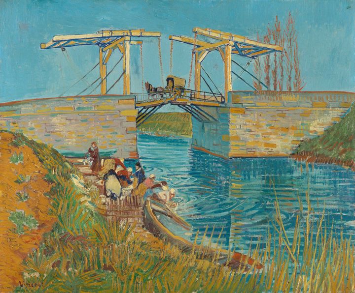 Vincent van Gogh, "Pont à Arles (pont de Langlois)", mi-mars 1888, Arles (Kröller-Müller Museum)