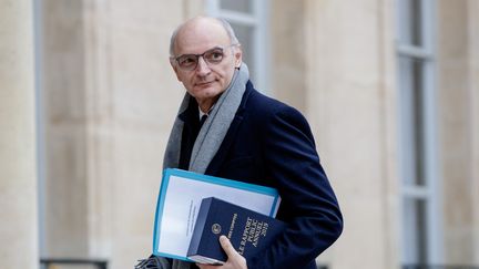 Didier Migaud, ancien premier président de la Cour des comptes, à l'Elysée, à Paris, le 4 février 2019. (LUDOVIC MARIN / AFP)