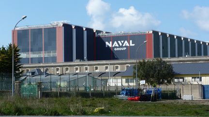 Site de Naval Group à Cherbourg-en-Cotentin (illustration). (PIERRE COQUELIN / RADIO FRANCE)