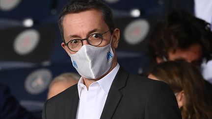 Le président de l'Olympique de Marseille Jacques-Henri Eyraud.
 (FRANCK FIFE / AFP)