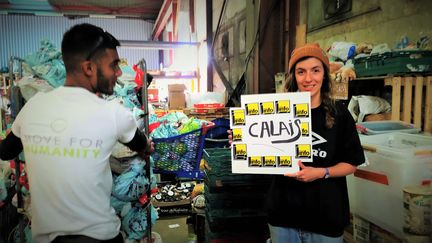 &nbsp; (Cécile, manager bénévole à l’entrepôt de l'auberge des migrants © Benjamin Illy - Radio France)