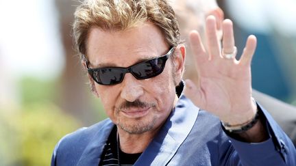 Apr&egrave;s son hospitalisation, Johnny Hallyday a rassur&eacute; ses fans, le 28 ao&ucirc;t 2012, sur le r&eacute;seau social Instagram.&nbsp; (IAN LANGSDON / MAXPPP)