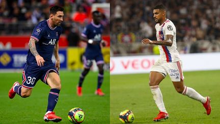 Le PSG de Leo Messi et l'Olympique Lyonnais d'Emerson s'affrontent dans le choc de la 6e journée de Ligue 1. (Franck Fife / Romain Briard / AFP)