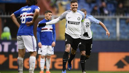 Mauro Icardi a régalé face à la Sampdoria (MARCO BERTORELLO / AFP)