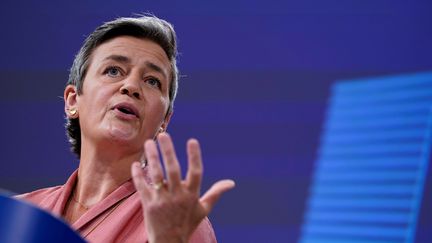 Margrethe Vestager, vice-présidente exécutive de la Commission de l'UE,&nbsp;évaluera&nbsp;si l’opération aura un impact négatif sur le marché de l’automobile. Juin 2020 (KENZO TRIBOUILLARD / POOL)