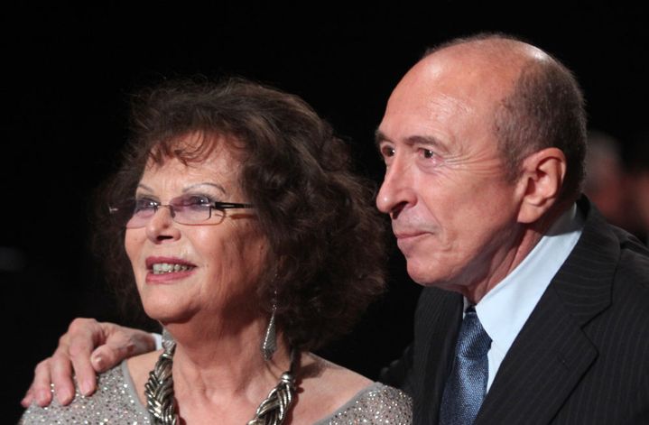 Claudia Cardinale et Gérard Collomb, le maire de Lyon
 (Jean-rançois Lixon)