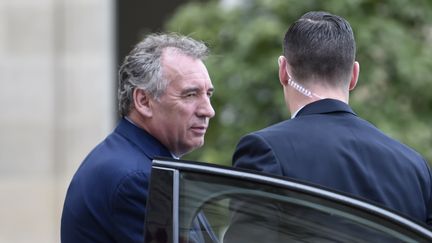 François Bayrou le 18 mai 2917 à l'Élysée.&nbsp; (STEPHANE DE SAKUTIN / AFP)